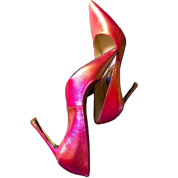 Jessica Simpson Rexha Rainbow Multi Metallic Ombre Dress Pumps, Women’s Size 6 - Picture 9 of 16